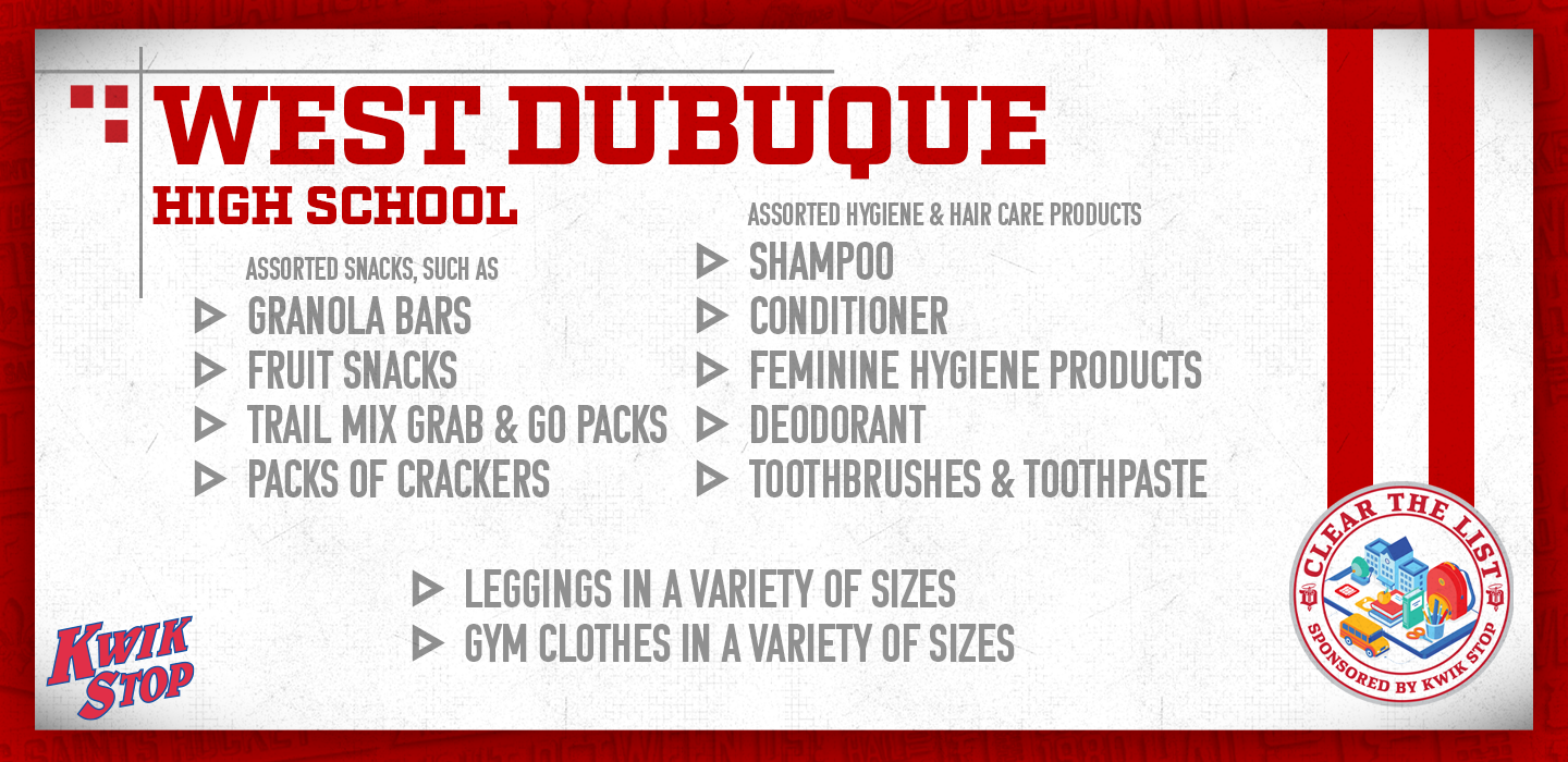 Western Dubuque Schools List