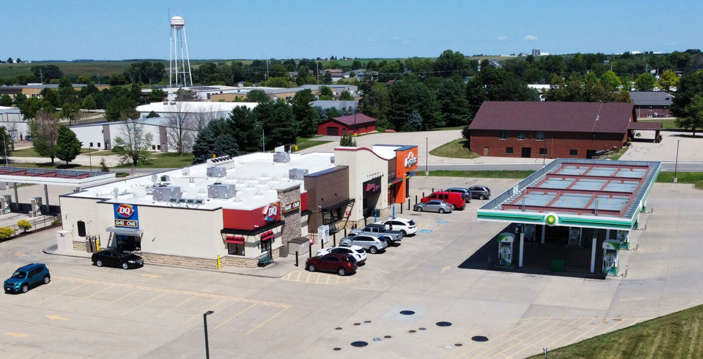 Kwik Stop in Peosta Iowa is a gas station and convenience store