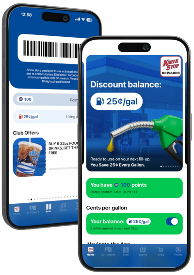 Kwik Stop Rewards new app
